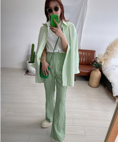 50%OFF！＜AN2221314＞　Candy color shirt
