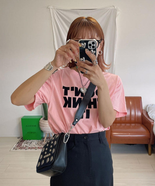 ※残りわずか! ＜AN2231430＞　フロッキーロゴTシャツ