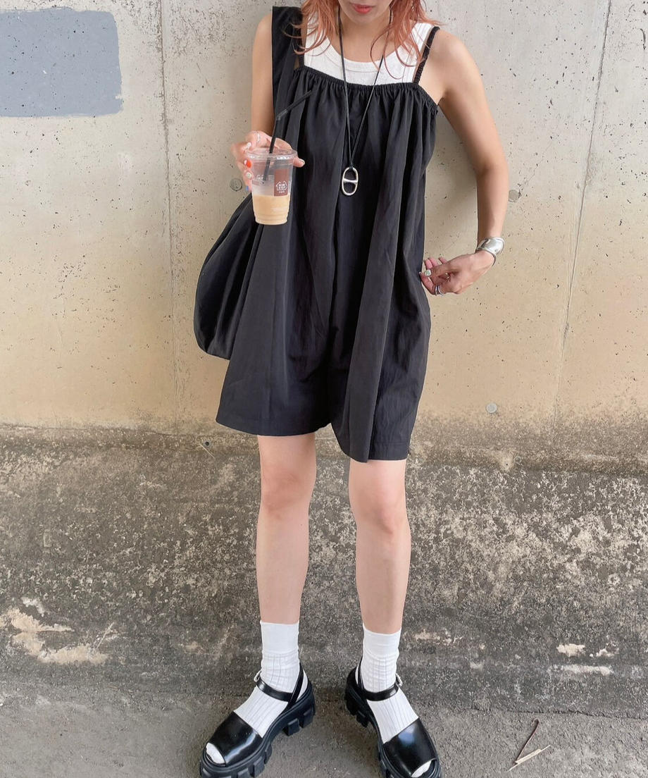 ♥＜AN2232416＞　サマーショートサロペット