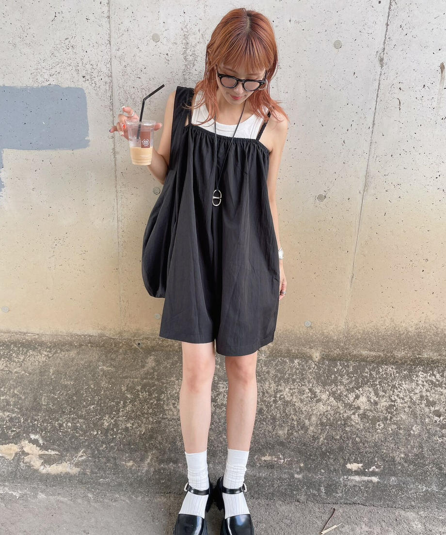 ♥＜AN2232416＞　サマーショートサロペット