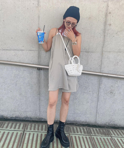 ♥＜AN2232416＞　サマーショートサロペット