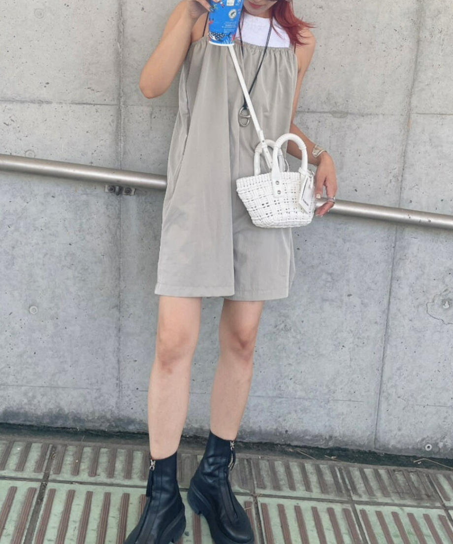 ♥＜AN2232416＞　サマーショートサロペット