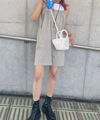 ♥＜AN2232416＞　サマーショートサロペット
