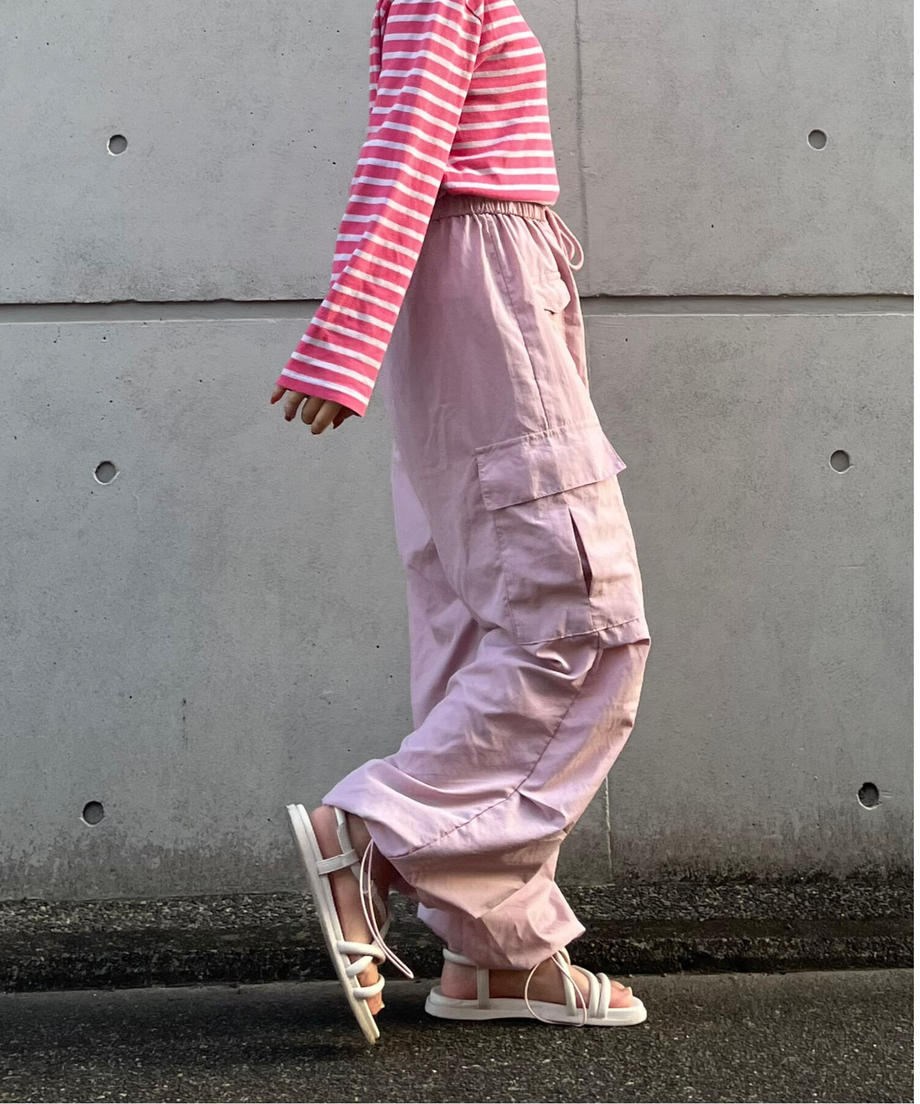 ＜IT2232417＞　メンズライクカーゴパンツ
