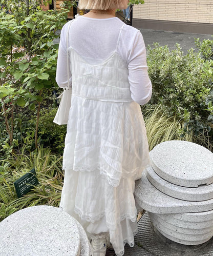 ＜LT2231110＞　ティアードキャミワンピース