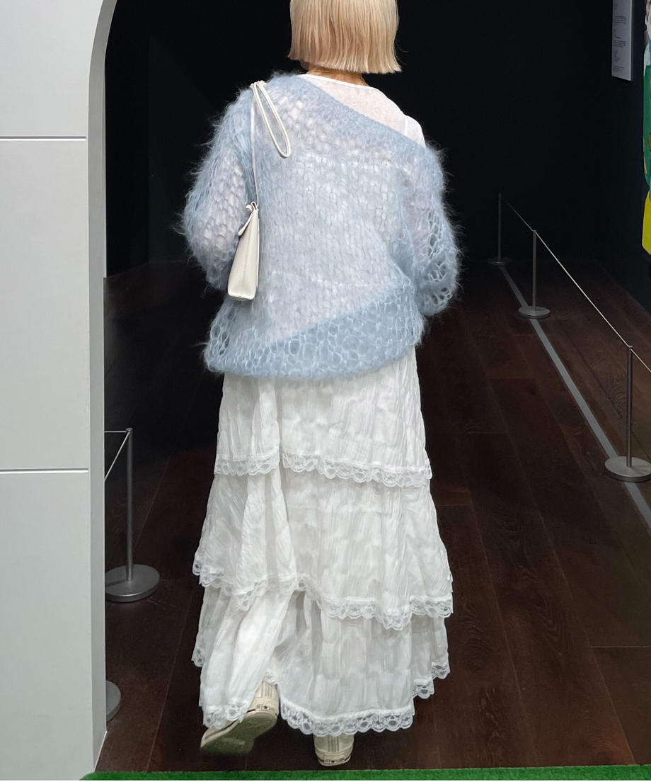 ＜LT2231110＞　ティアードキャミワンピース