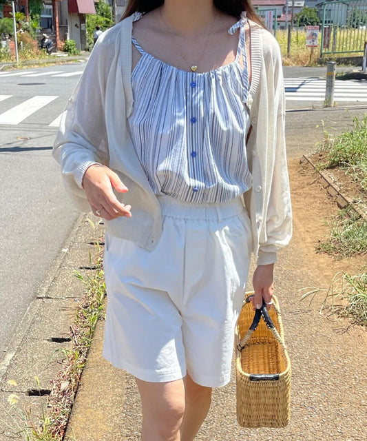 ＜PE2232707＞　シンプルショートパンツ