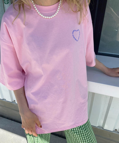 ＜SL2221712＞　ハートロゴTシャツ