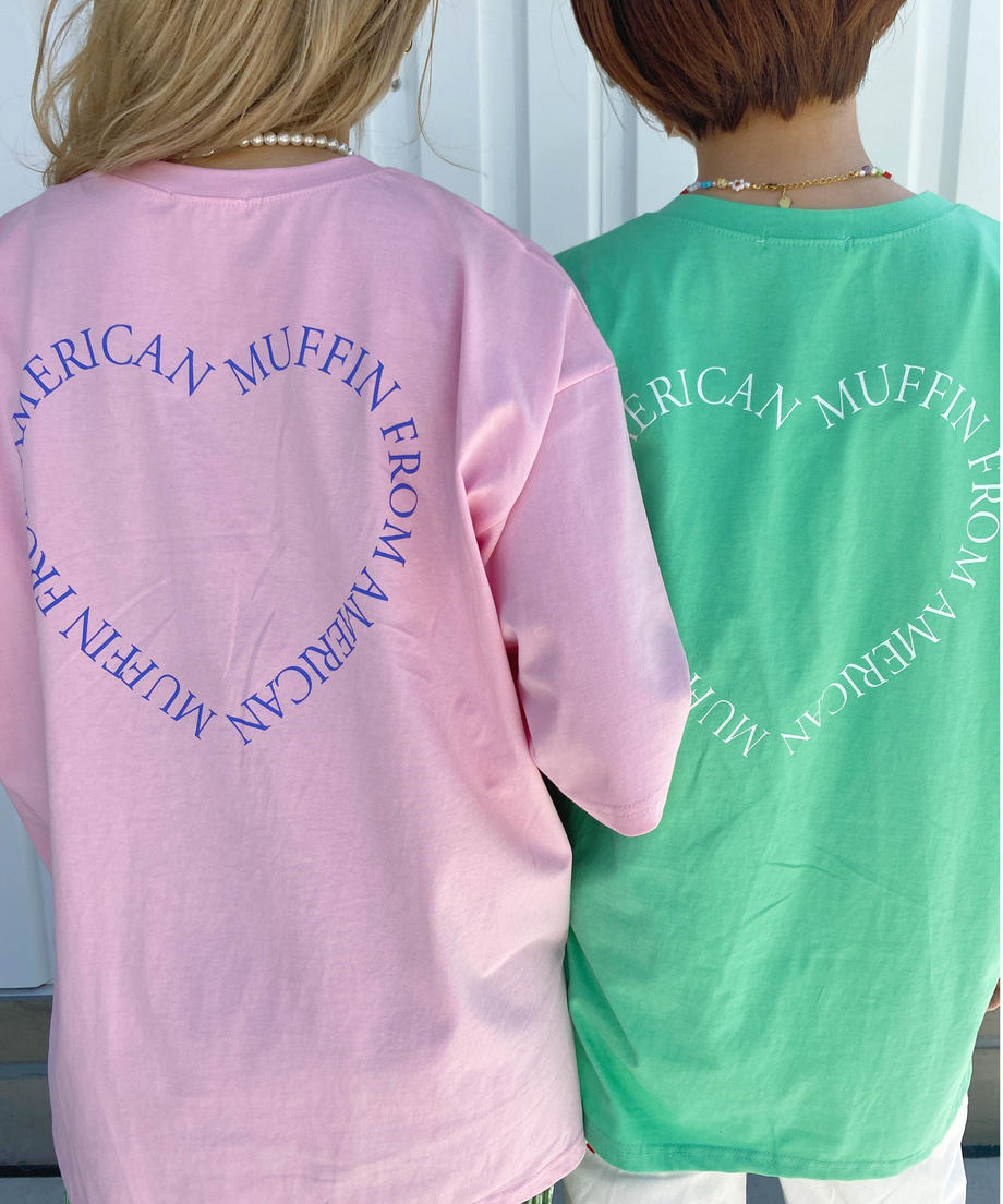 ＜SL2221712＞　ハートロゴTシャツ