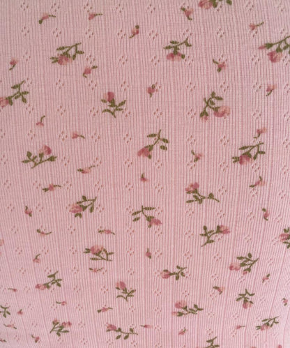 ＜SL2222721＞　小花柄パフスリーブTOPS