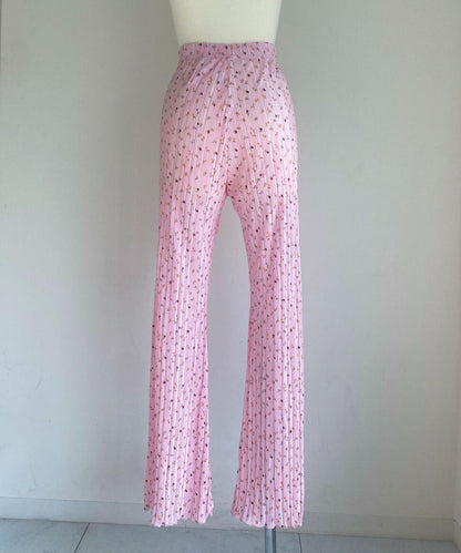＜SL2222747＞　小花柄プリーツパンツ