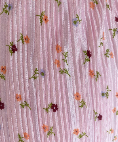 ＜SL2222747＞　小花柄プリーツパンツ