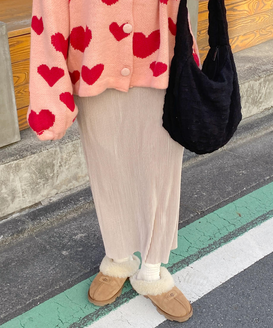 ＜SL2224636＞　プリーツロングナロースカート