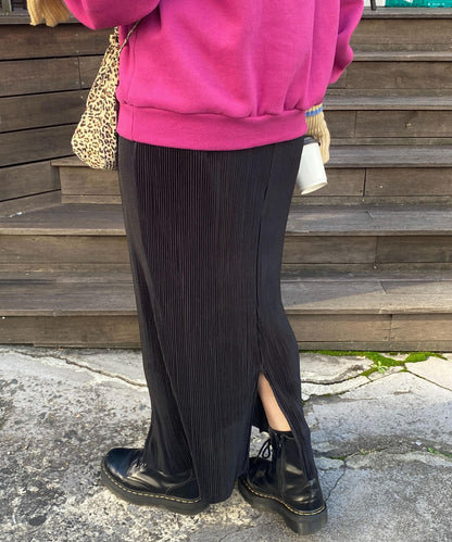 ＜SL2224636＞　プリーツロングナロースカート