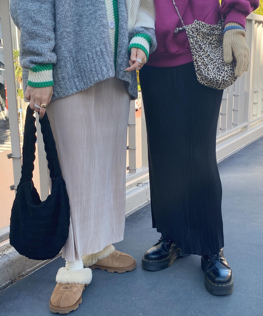＜SL2224636＞　プリーツロングナロースカート