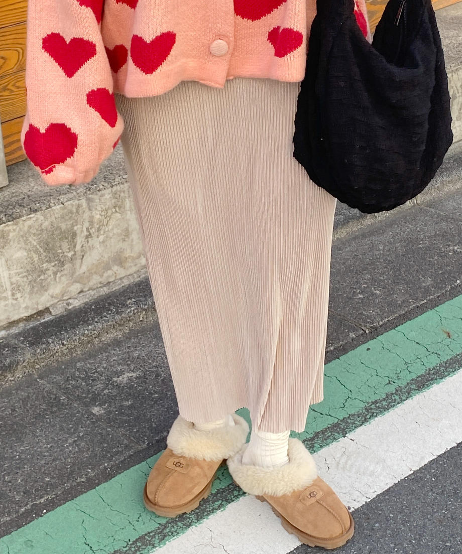 ＜SL2224636＞　プリーツロングナロースカート