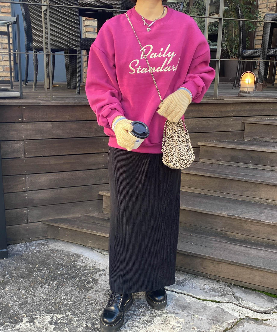 ＜SL2224636＞　プリーツロングナロースカート