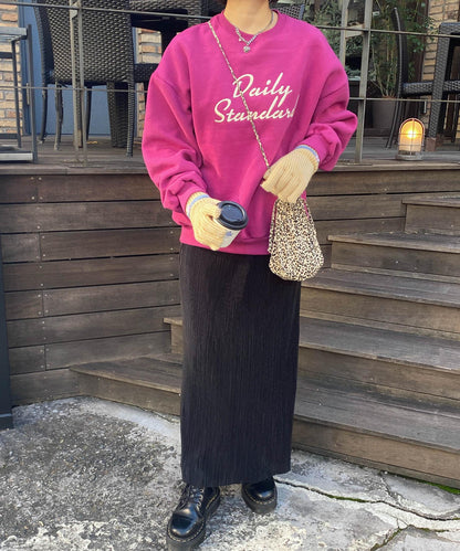 ＜SL2224636＞　プリーツロングナロースカート