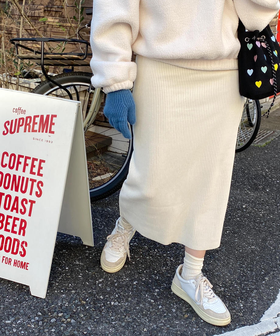 ＜SL2231601＞　カットコールナロースカート