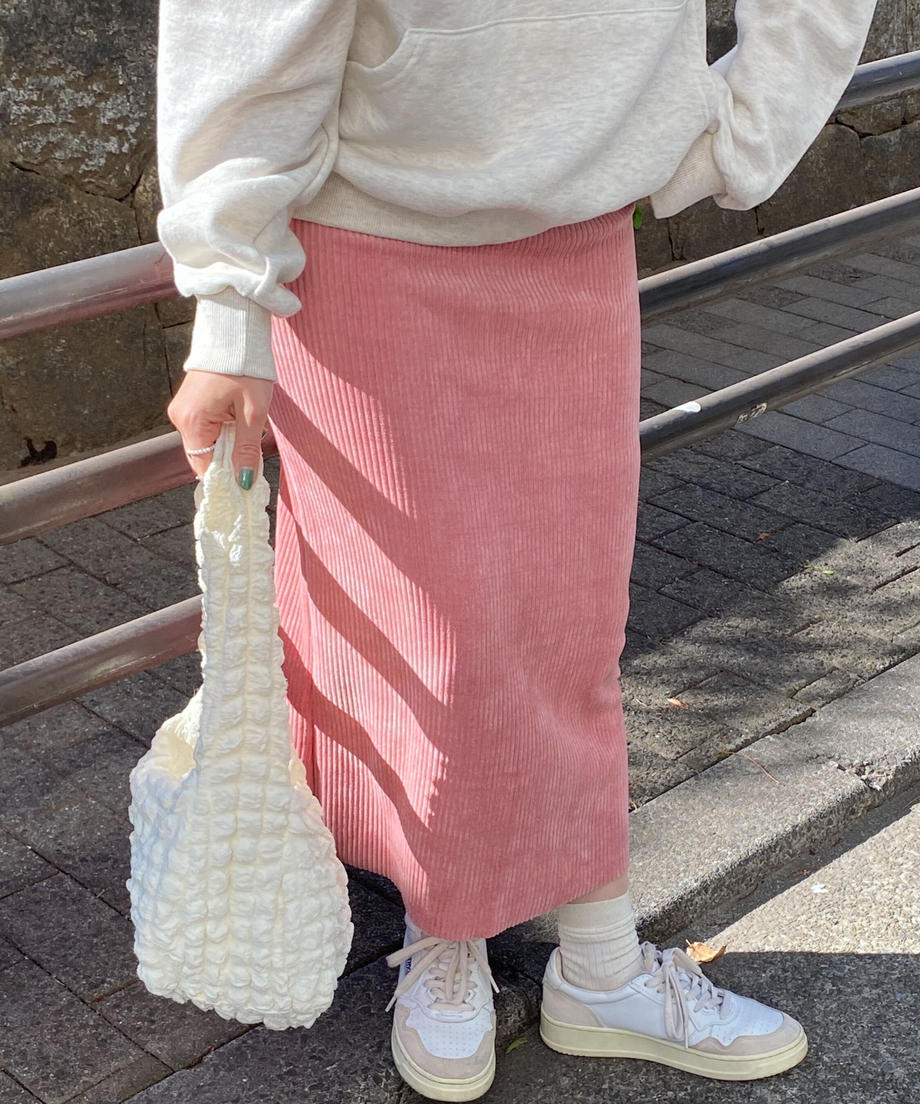 ＜SL2231601＞　カットコールナロースカート