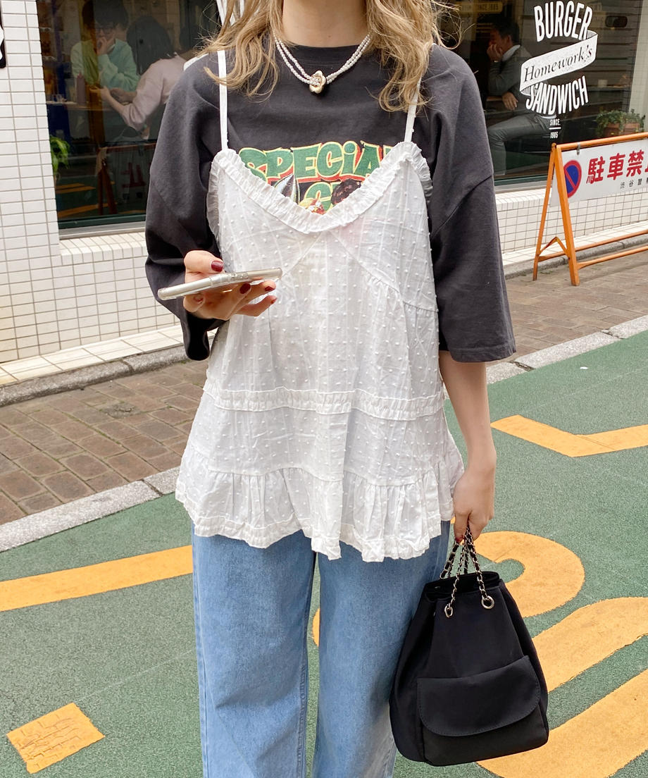 ＜SL2231647＞　フリルチュニックキャミソール