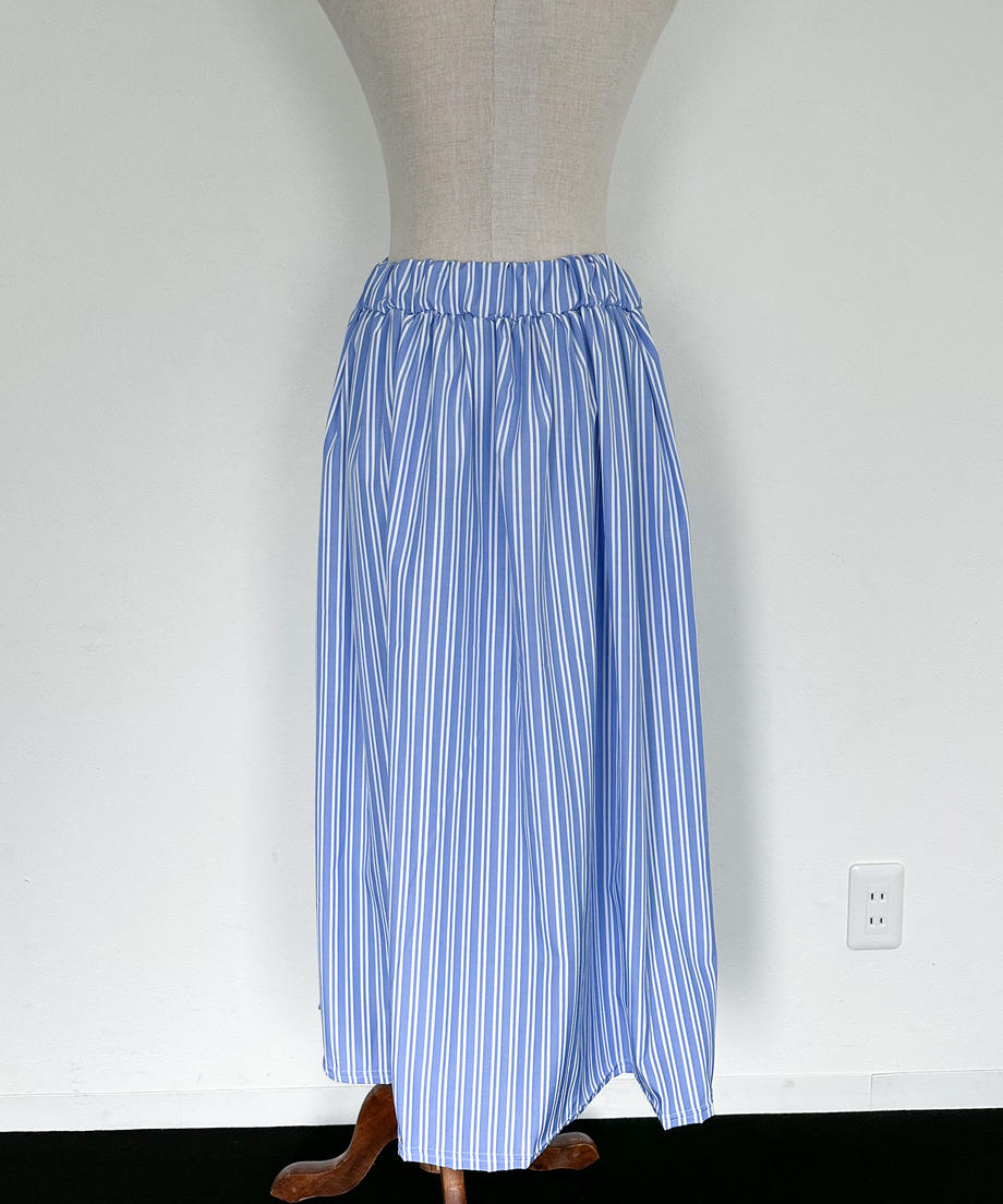 ＜SL2231691＞　stripe volume skirt