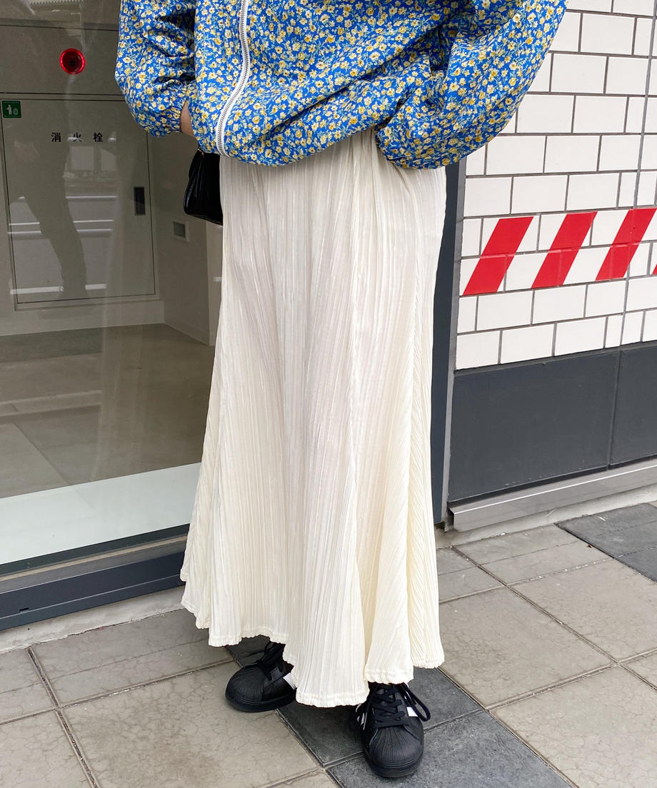 ※残りわずか! ＜SL2231699＞　pleats flare long skirt