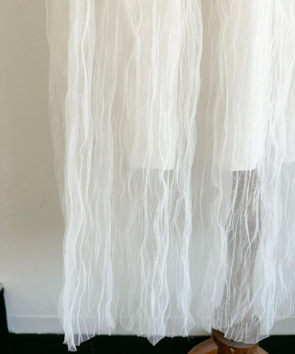 ＜SL2231700＞　volume tulle long skirt