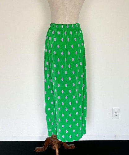♥＜SL2231705＞　pleats dot long skirt