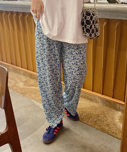 ＜SL2232729＞　フラワープリーツワイドパンツ