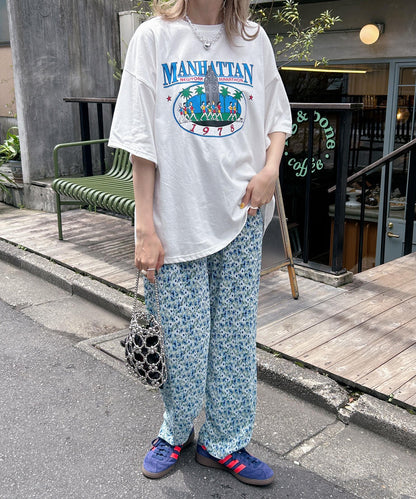 ＜SL2232729＞　フラワープリーツワイドパンツ