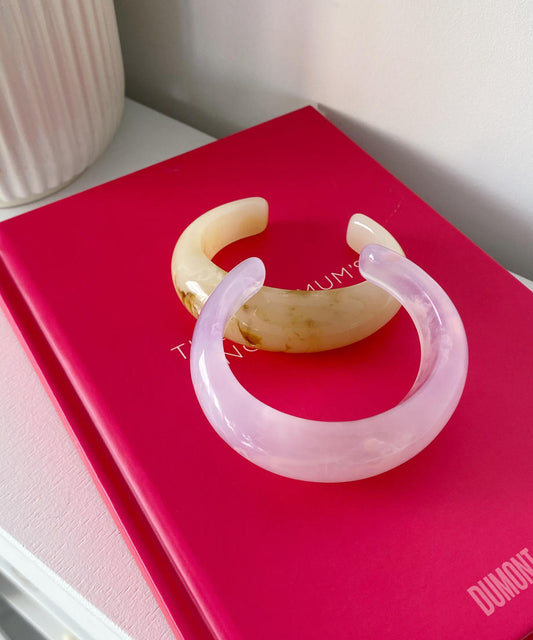 ＜SL4231614＞　marble wide bangle